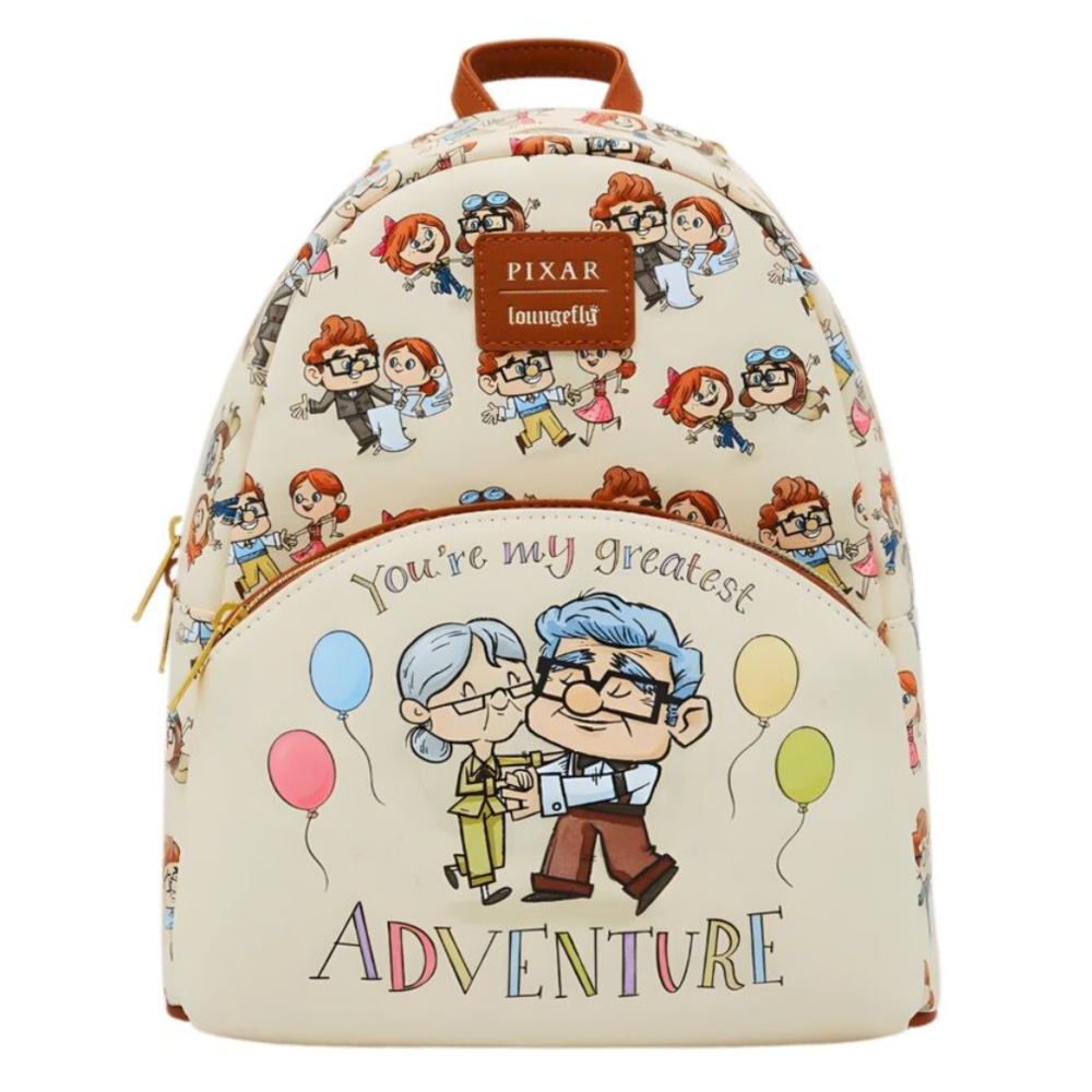 mochila up greatest adventure disney pixar loungefly 26cm