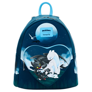 mochila toothless and light fury scene como entrenar a tu dragon loungefly 26cm