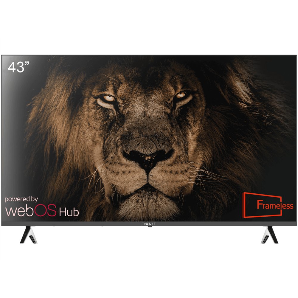 nevir nvr-8840-43fhwba televisor 109,2 cm (43") full hd smart tv wifi negro 300 cd / m²