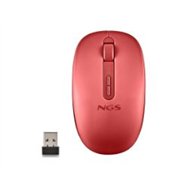 ratón ngs ergonómico fog dual rf bt rojo (fogdualred)