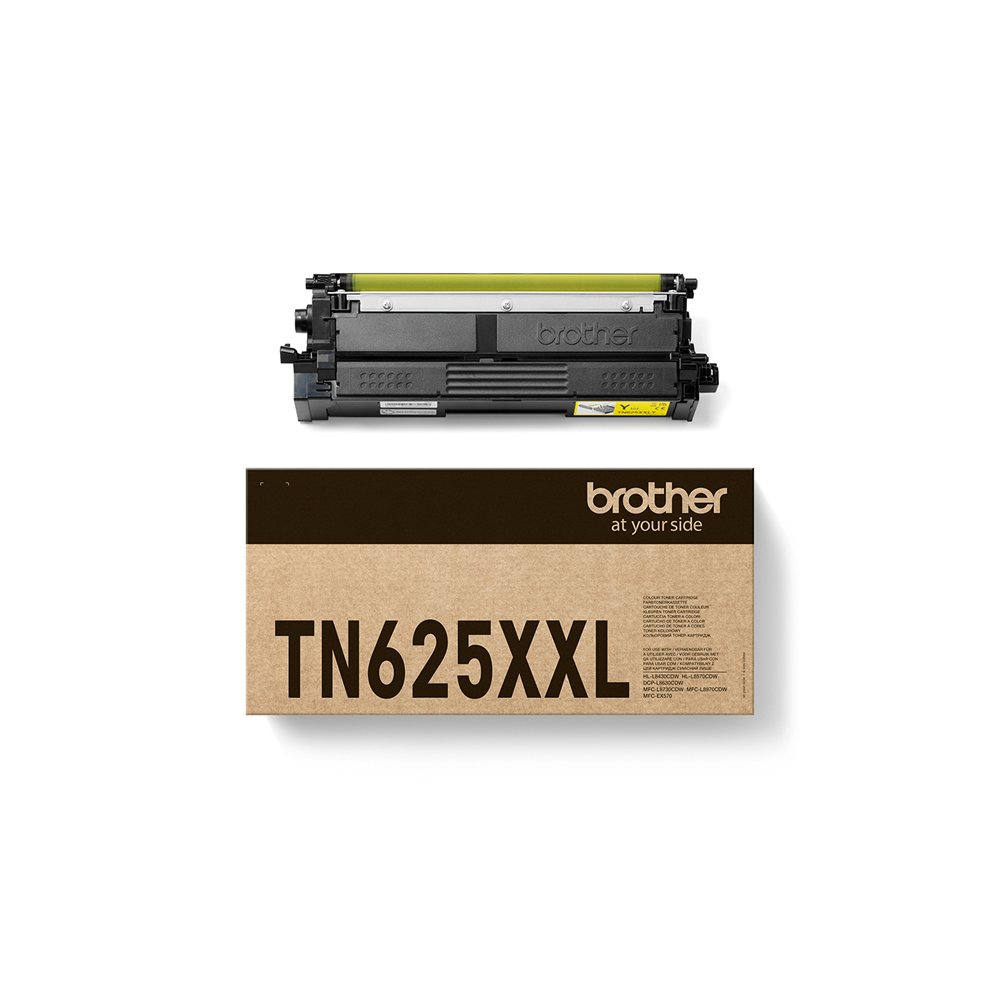 brother tn-625xxly cartucho de tóner 1 pieza(s) original amarillo