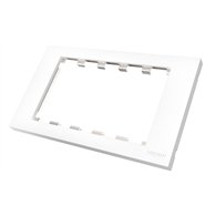 vision tc3 surr2g placa de pared y cubierta de interruptor blanco