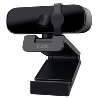 webcam trust tanor fhd 1080p usb black