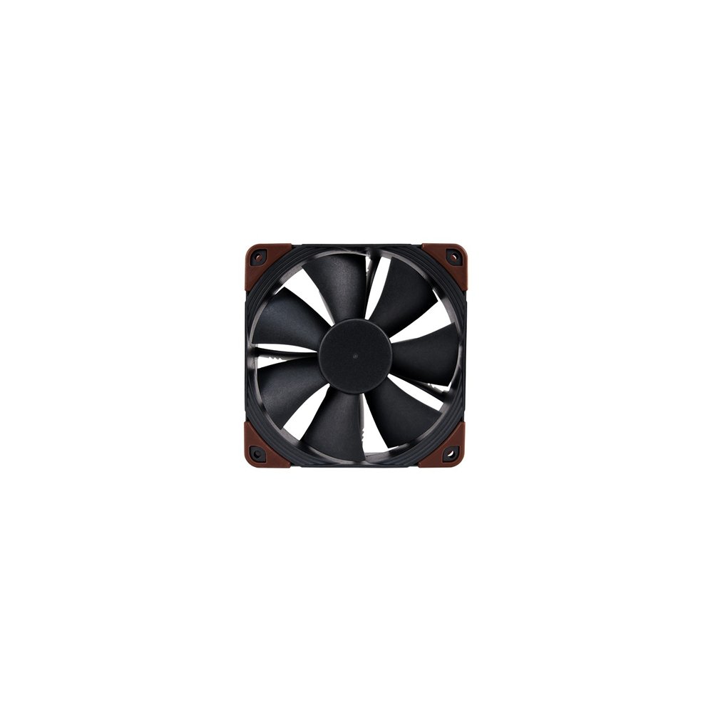 noctua carcasa del ordenador ventilador 12 cm negro, marrón