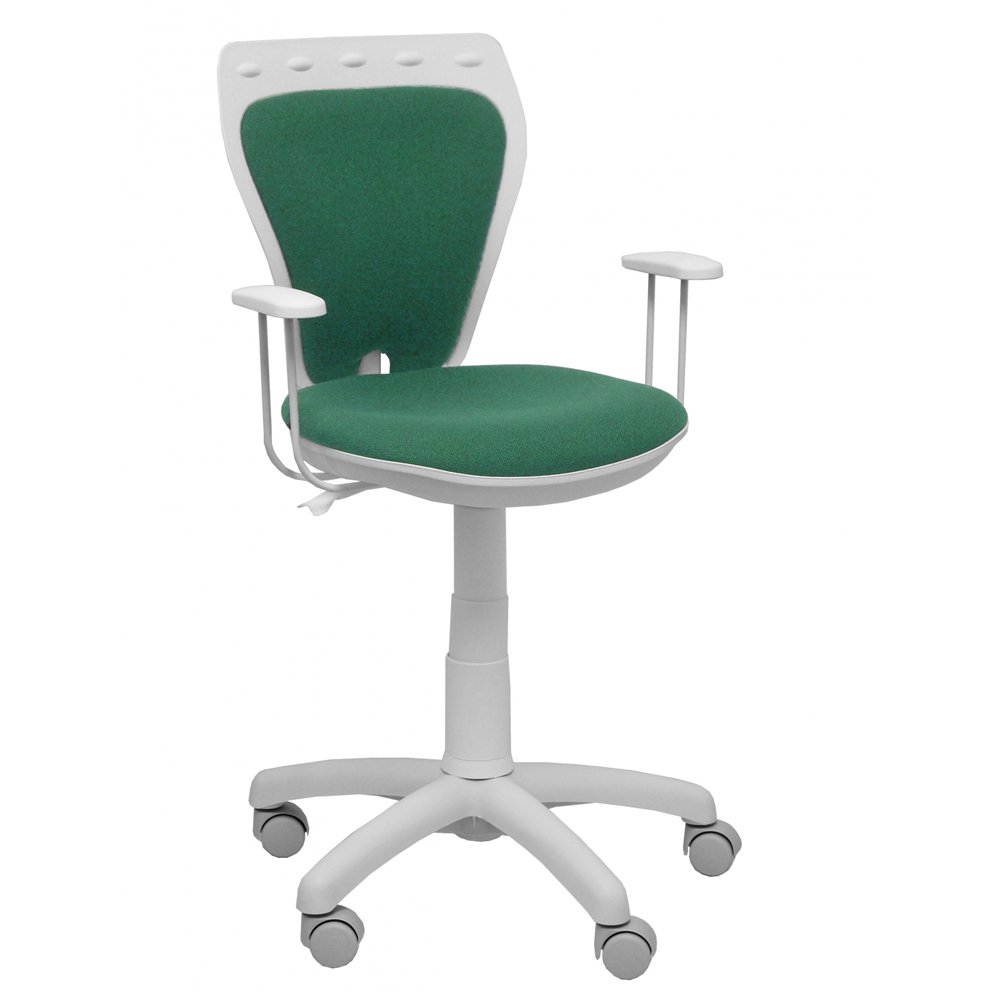 piqueras y crespo silla juvenil ministyle blanca bali verde esmeralda