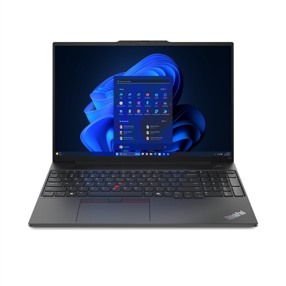 lenovo thinkpad e16 gen 2 (intel) intel core ultra 7 155h portátil 40,6 cm (16") wuxga 16 gb ddr5-sdram 512 gb ssd wi-fi 6e (802
