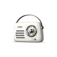 haeger rb-cre.003a radio portátil analógica crema de color