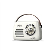 haeger rb-cre.003a radio portátil analógica crema de color