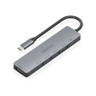 docking aisens usb-c a 4xusb-a/1xhdmi (asuc-6p047-gr)