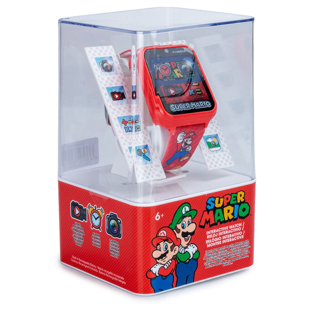 reloj interactivo super mario bros
