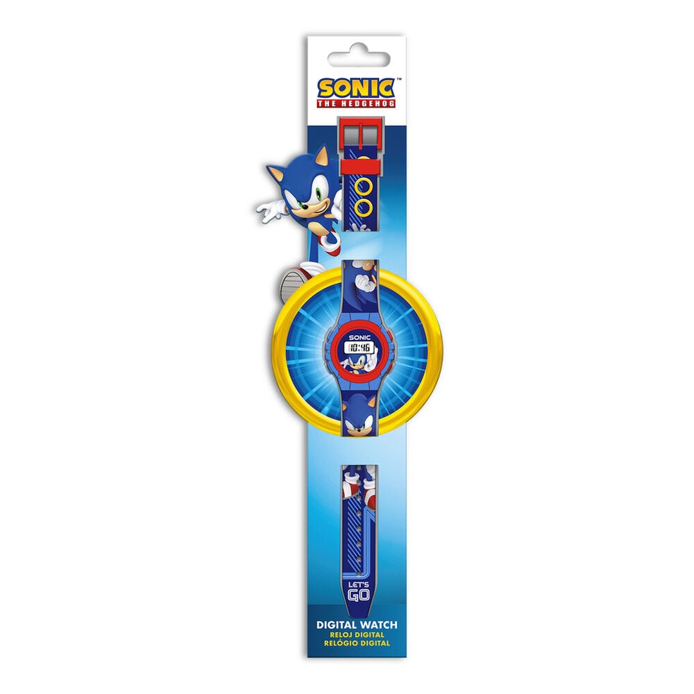 reloj digital ke02 sonic the hedgehog
