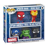 blister 5 figuras pop marvel
