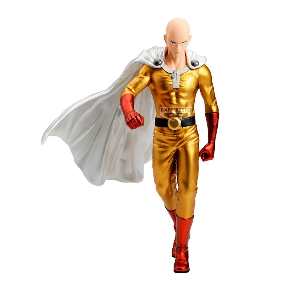 figura saitama metallic ver grandista one punch man 27cm
