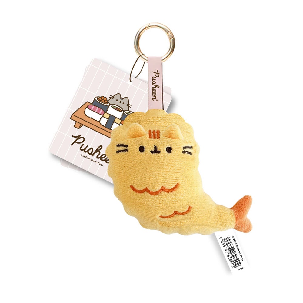 llavero peluche sushi roll pusheen