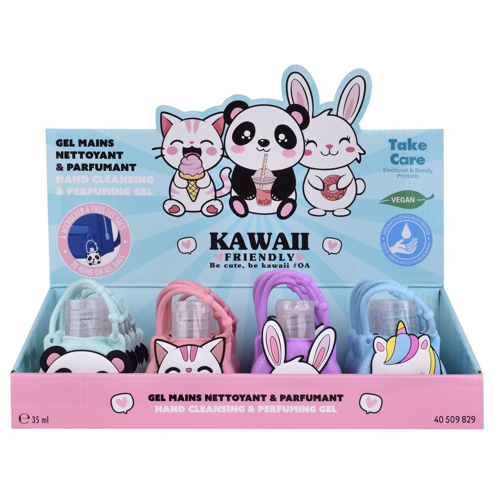 gel desinfectante manos kawaii surtido