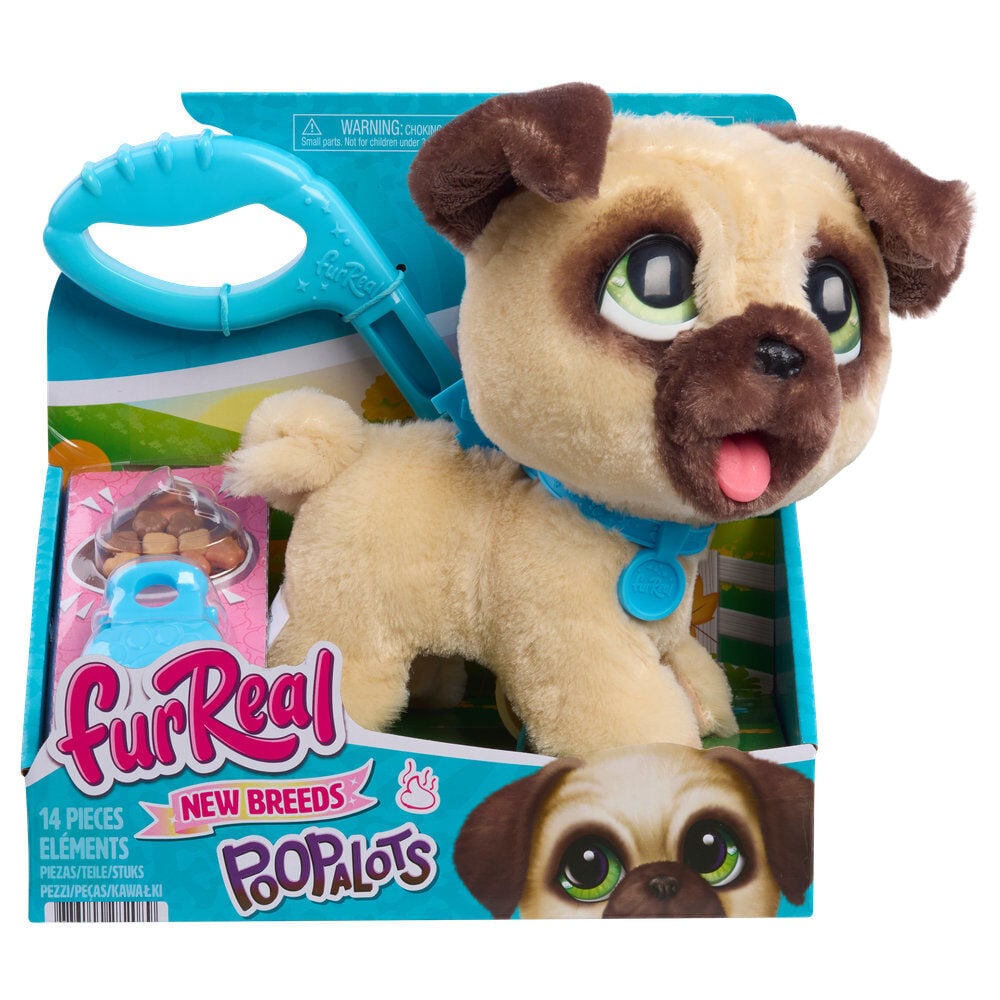 peluche interactivo pug walk-a-lots furreal