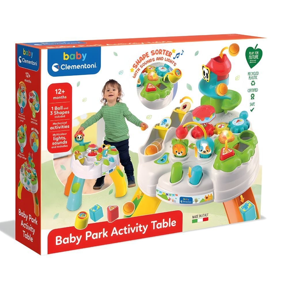 mesa de actividades baby park