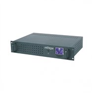 gembird - ups rack 19'' 3.4u 1500va, 4xiec 230v out, iec14 in,rj11, usb, lcd lí­nea interactiva 1,5 kva 900 w 4 salidas ac