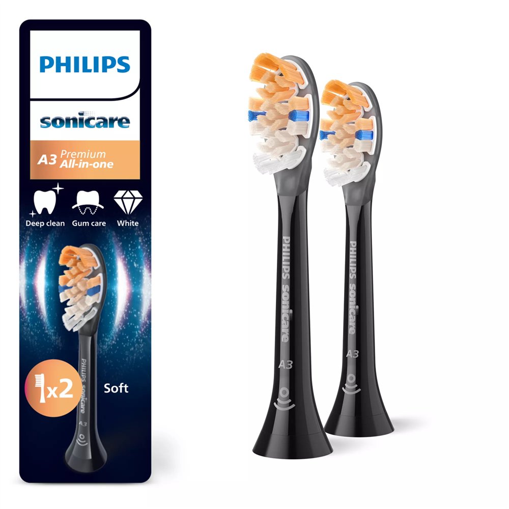 philips sonicare premium all-in-one hx9092/88 pack de 2 cabezales de cepillado