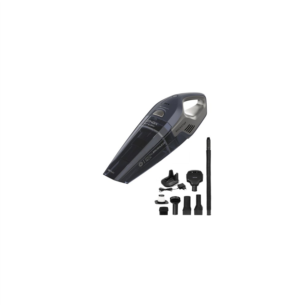 cecotec conga rockstar 25.2v animal hand aspiradora de mano azul oscuro sin bolsa