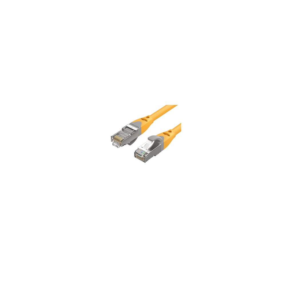 vention ibhyj cable de red amarillo 5 m cat6a s/ftp (s-stp) alrededor