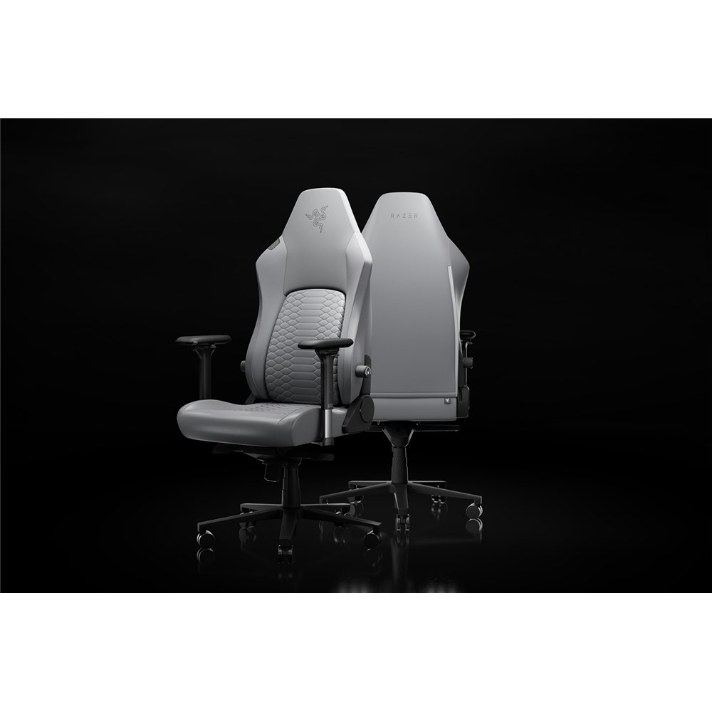 razer iskur v2 newgen butaca para jugar asiento acolchado gris