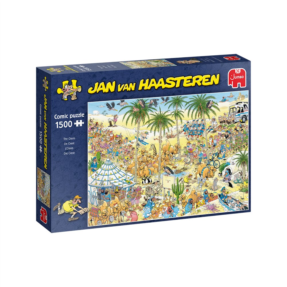 jan van haasteren the oasis 1500pcs puzzle rompecabezas 1500 pieza(s) cómics
