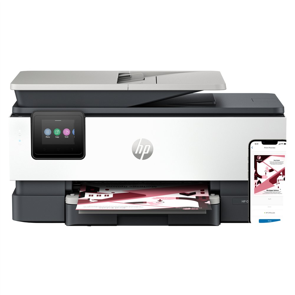 hp officejet pro 8122e inalámbrico all-in-one color impresora, servicio instant ink impresión a doble cara