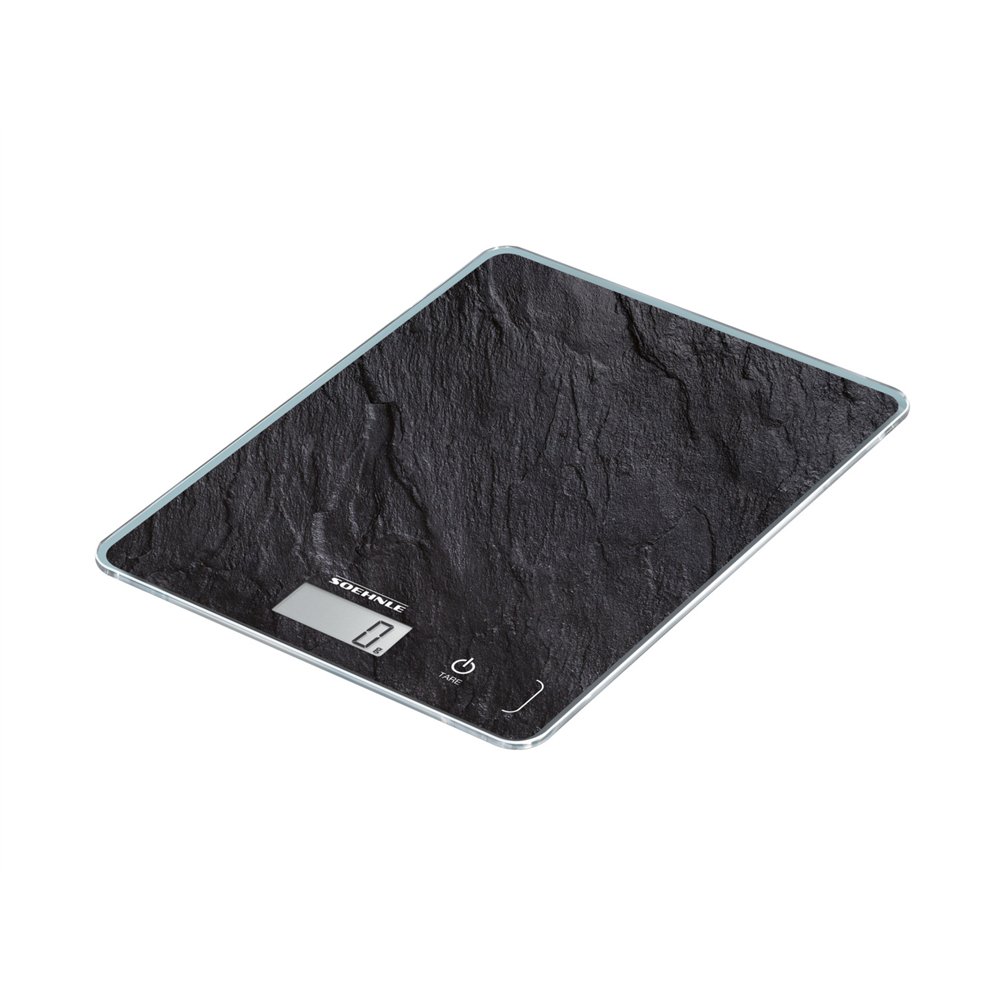 soehnle page compact 300 negro encimera rectángulo báscula electrónica de cocina