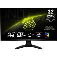 msi mag 32cq6f pantalla para pc 80 cm (31.5") 2560 x 1440 pixeles wide quad hd negro