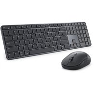 dell pro 7 slim km726 teclado ratón incluido hogar / oficina rf wireless + bluetooth qwerty español negro
