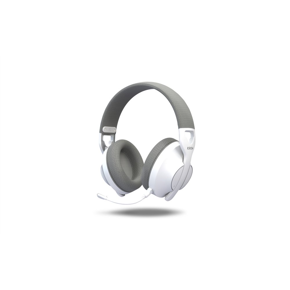 krom phase - wireless auriculares gaming blanco
