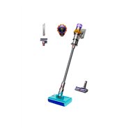 dyson v15s detect submarine aspiradora escoba 2 en 1 batería seca y húmeda sin bolsa 0,77 l níquel, amarillo