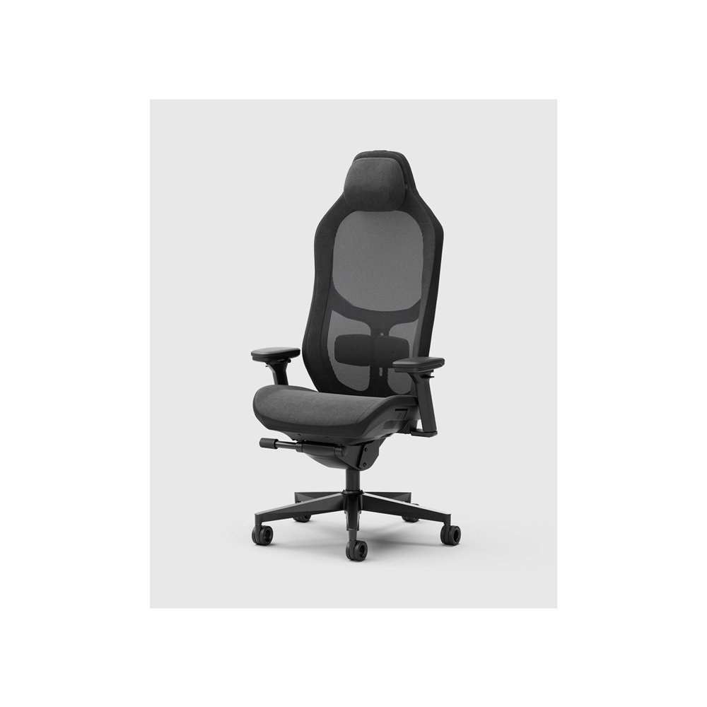 fractal design refine 2 hybrid dark silla para videojuegos de pc asiento acolchado tapizado negro