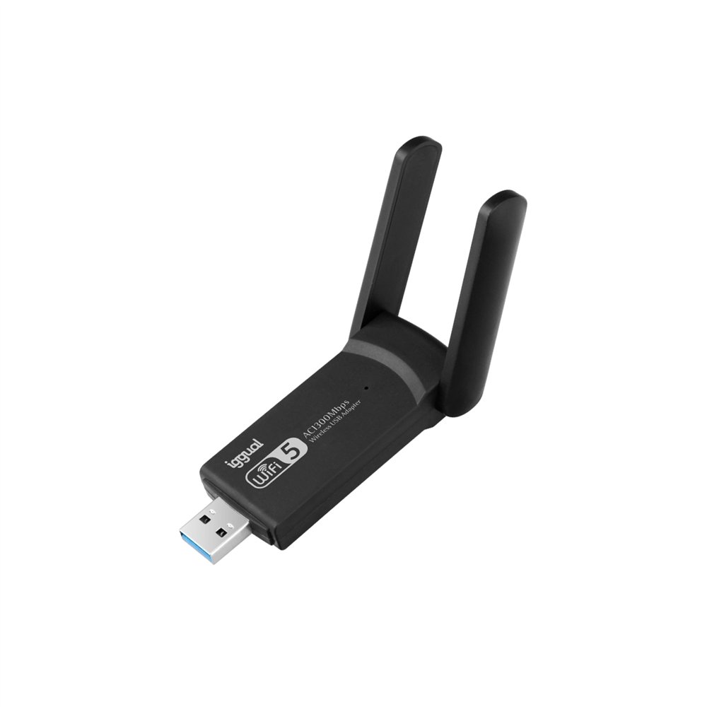 iggual adaptador usb wifi 1300 mbps dual 2.4g/5g