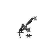 iggual spmp02-a soporte pinza 2 monitores 17-34" pro