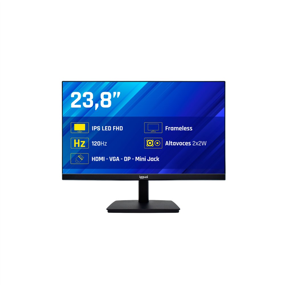 iggual monitor 24" 120hz 1ms mm mini pc teseracto