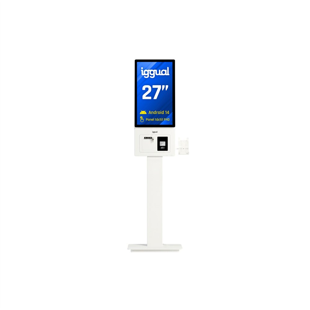 iggual kiosco interactivo fhd orchid 27" android