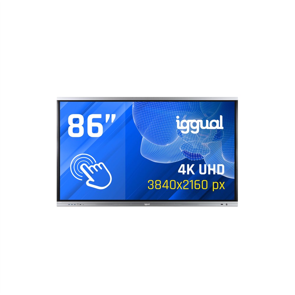 iggual pantalla interactiva 4k orchid 86"