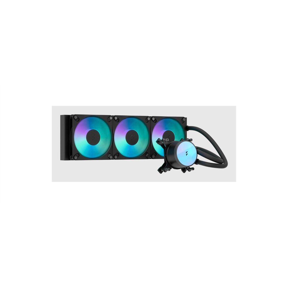 fractal design radius 360 rgb black procesador sistema de refrigeración líquida todo en uno 12 cm negro 1 pieza(s)