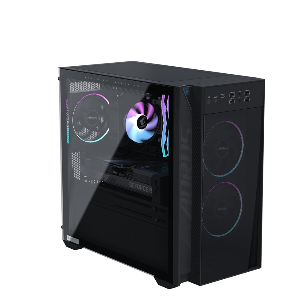 gigabyte aorus prime 3 pc de escritorio gaming - amd ryzen 7 9700x, rtx 5070 12gb, 32gb ddr5-sdram, 1000gb ssd, windows 11 home