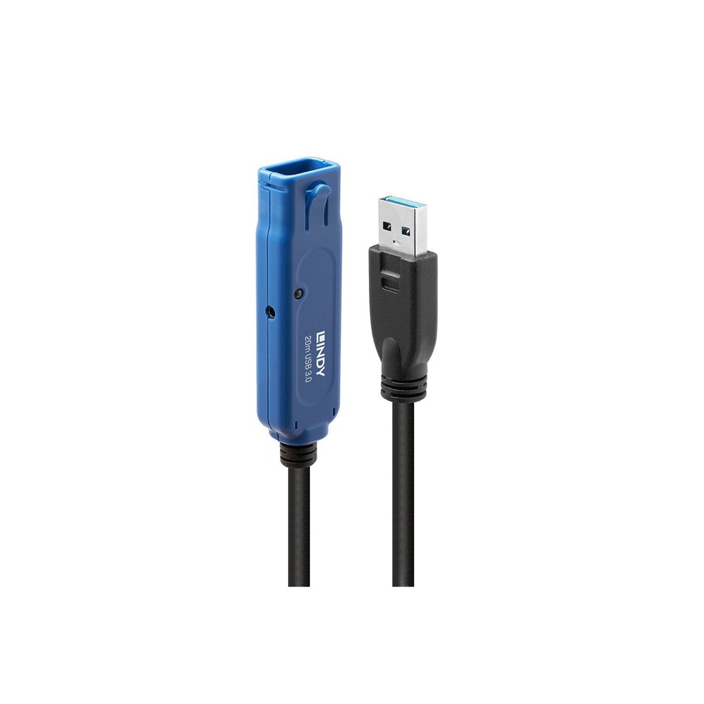 lindy 43361 cable usb usb 3.2 gen 1 (3.1 gen 1) 20 m usb a 5 gbit/s negro