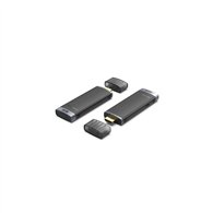 vention adcb0 extensor audio/video transmisor y receptor de señales av negro