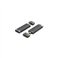 vention adcb0 extensor audio/video transmisor y receptor de señales av negro