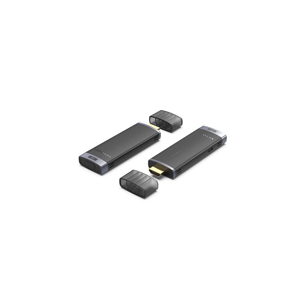 vention adcb0 extensor audio/video transmisor y receptor de señales av negro