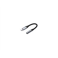 vention bgjha cable de audio 0,1 m 3,5mm usb tipo c negro, gris