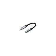 vention bgjha cable de audio 0,1 m 3,5mm usb tipo c negro, gris