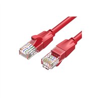 vention iberf cable de red rojo 1 m cat6 u/utp (utp) alrededor