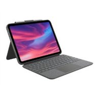 funda con teclado logitech ipad gen10 gris (920-011439)