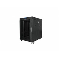 lanberg ff01-6815-12bl armario rack 15u rack o bastidor independiente negro
